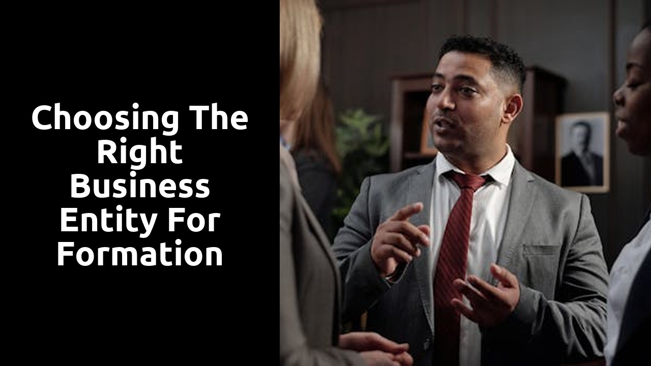 Choosing the Right Business Entity for Formation