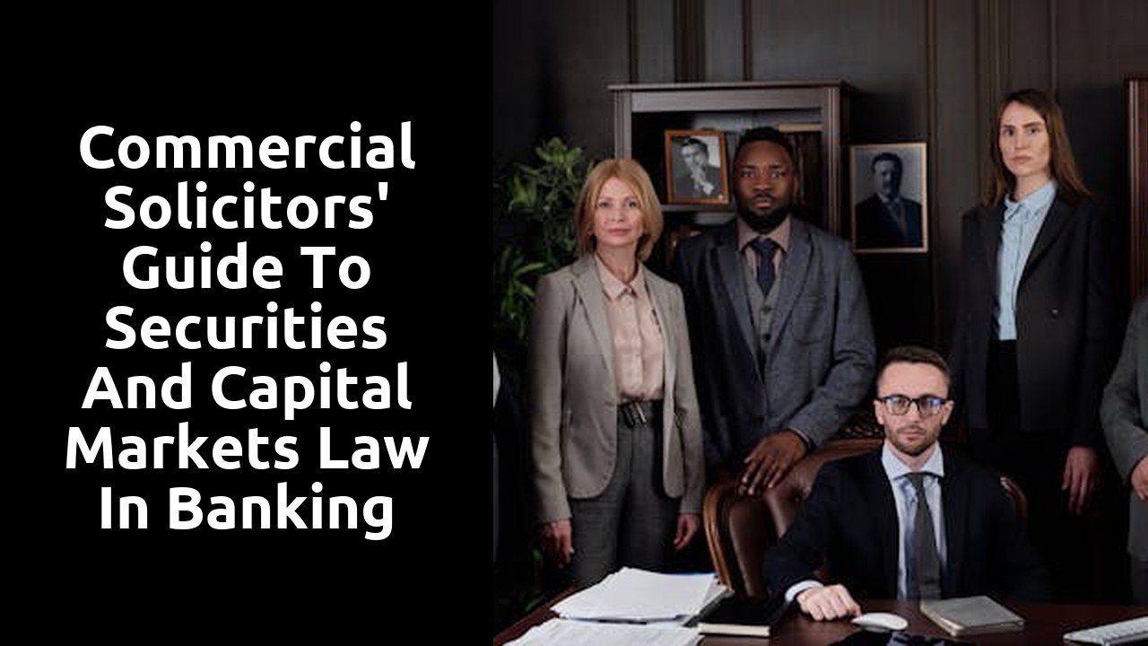 Commercial Solicitors' Guide to Securities and Capital Markets Law in Banking and Finance