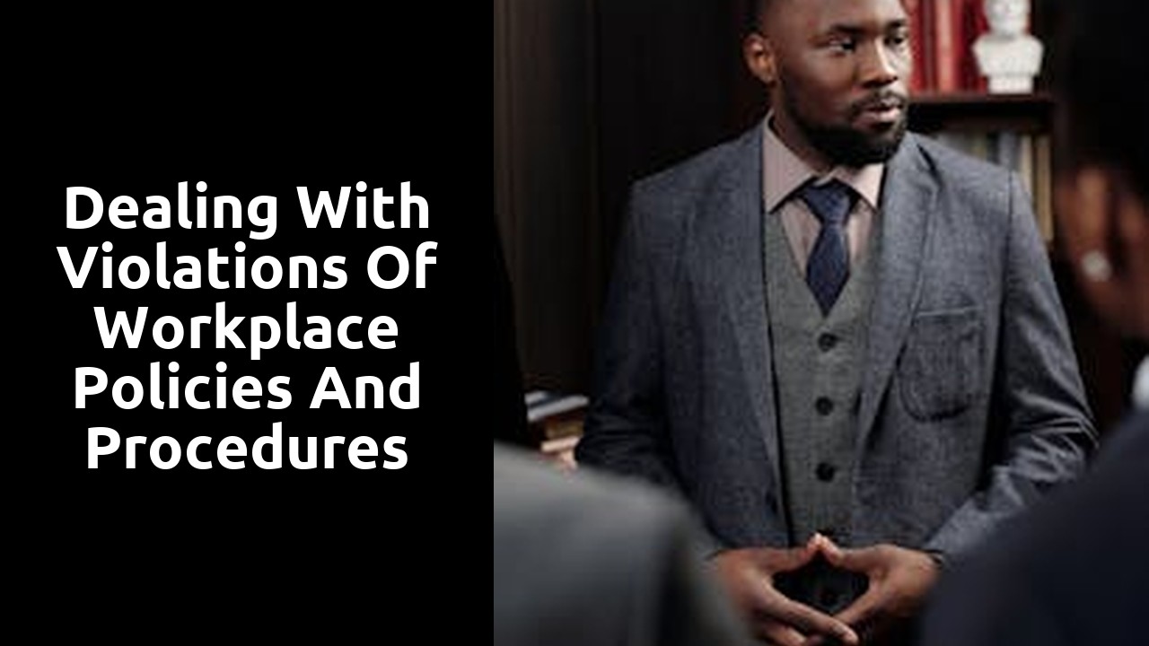 Dealing with Violations of Workplace Policies and Procedures