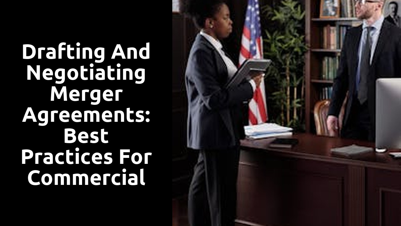 Drafting and Negotiating Merger Agreements: Best Practices for Commercial Solicitors