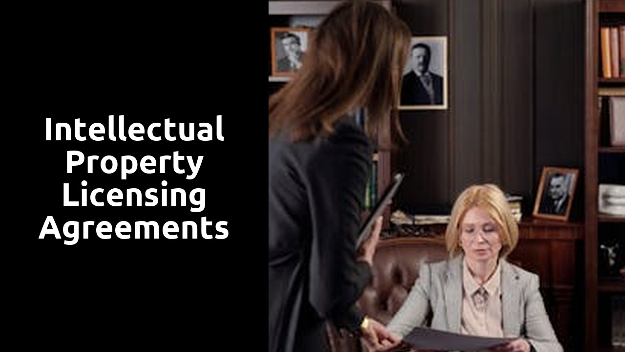 Intellectual property licensing agreements