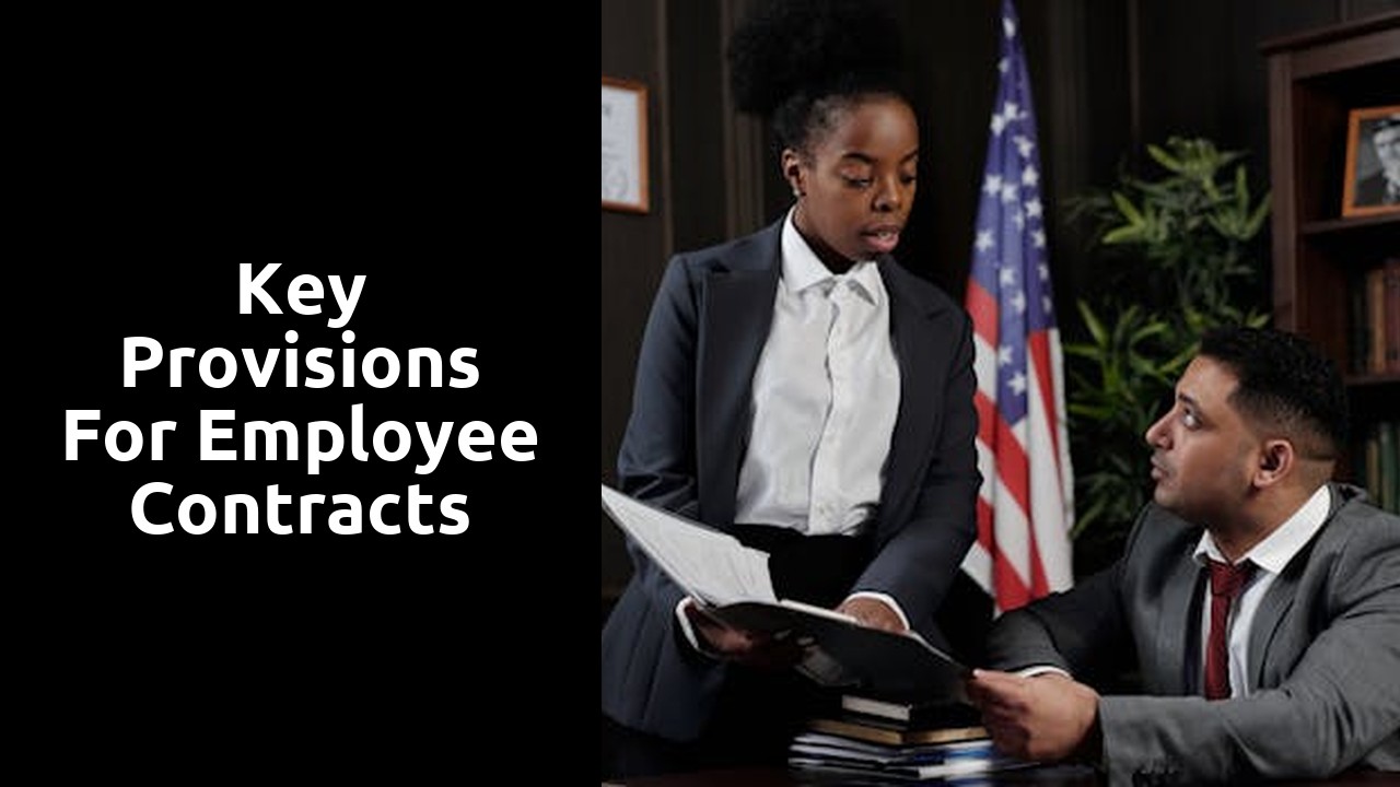 Key Provisions for Employee Contracts