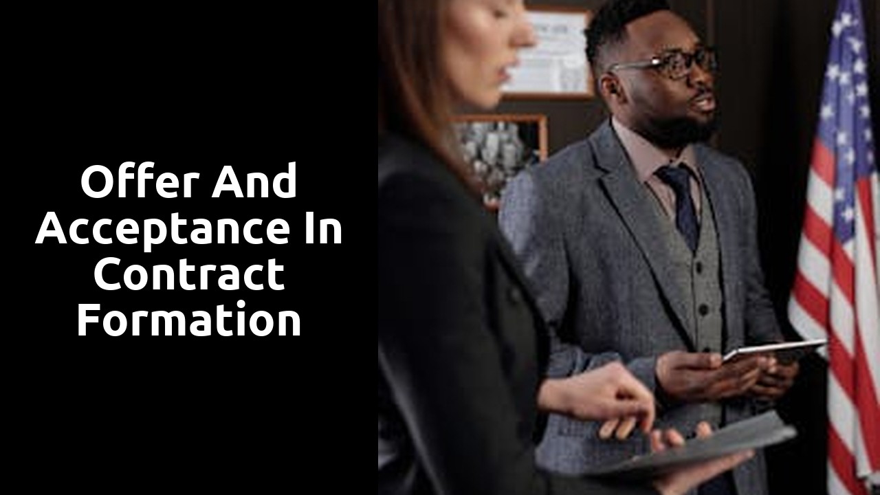 Offer and Acceptance in Contract Formation