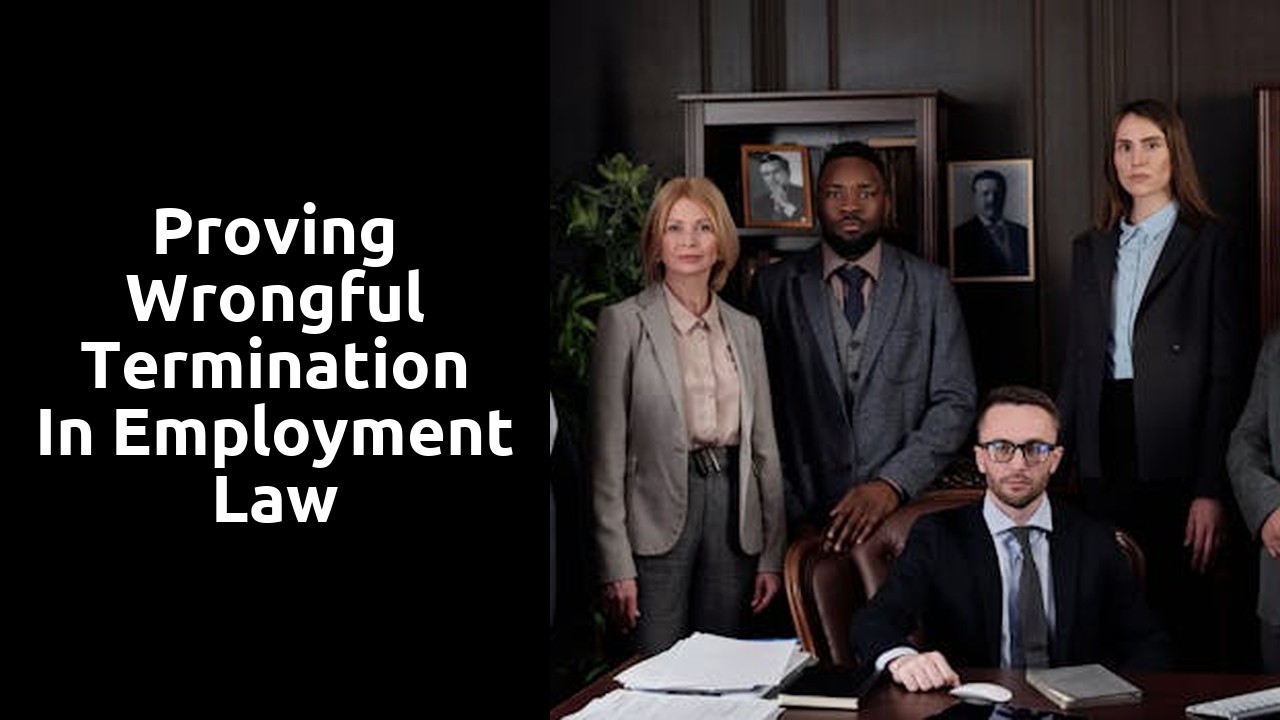 Proving Wrongful Termination in Employment Law