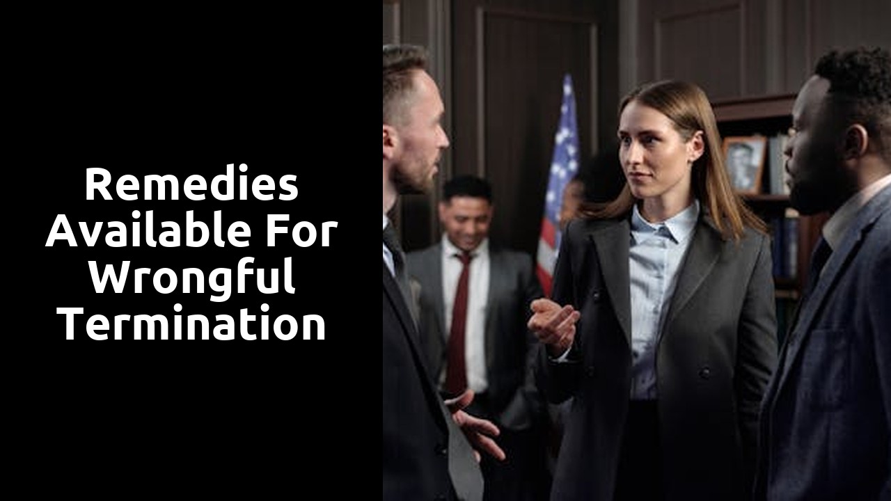 Remedies Available for Wrongful Termination