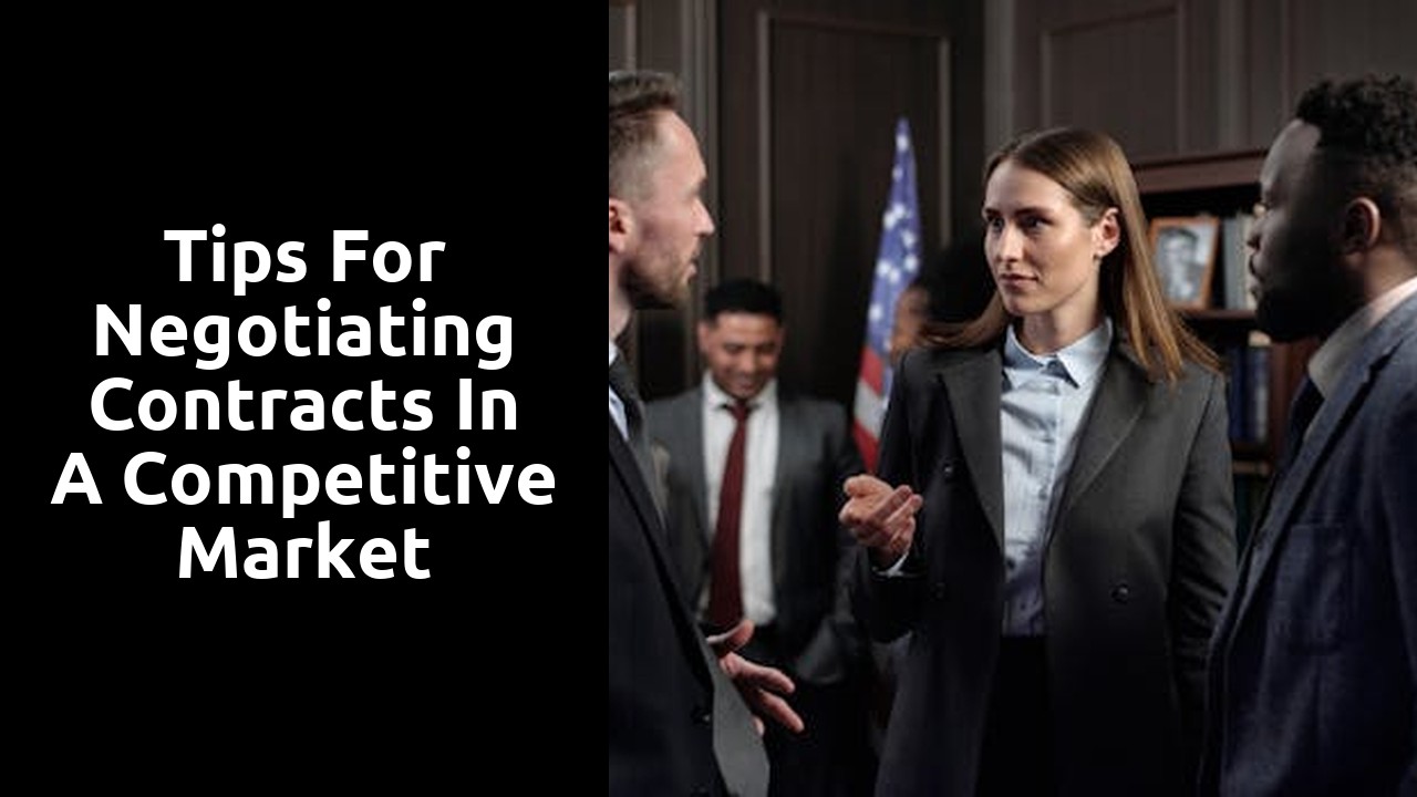 Tips for Negotiating Contracts in a Competitive Market