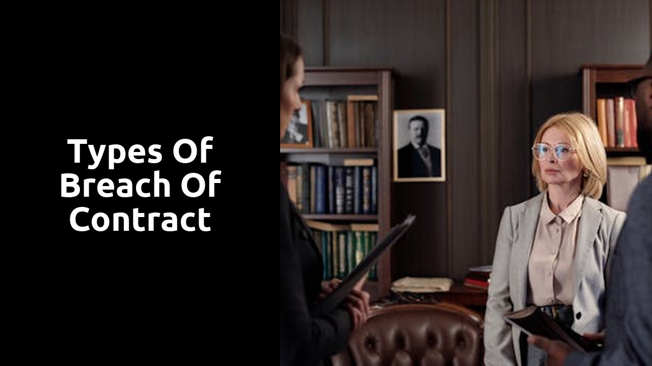 Types of Breach of Contract